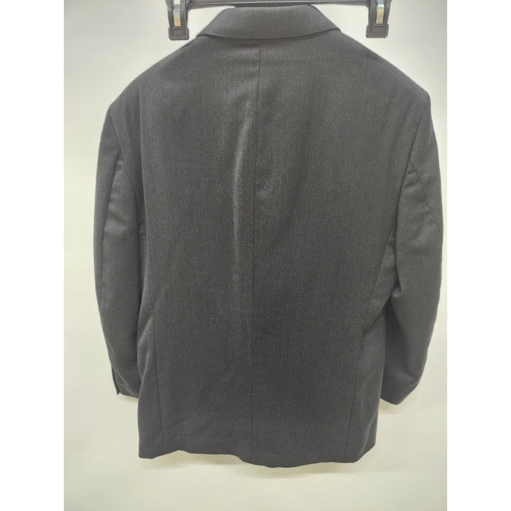 Jones New York JNY Mens Charcoal Gray‎ Cuffed Suit